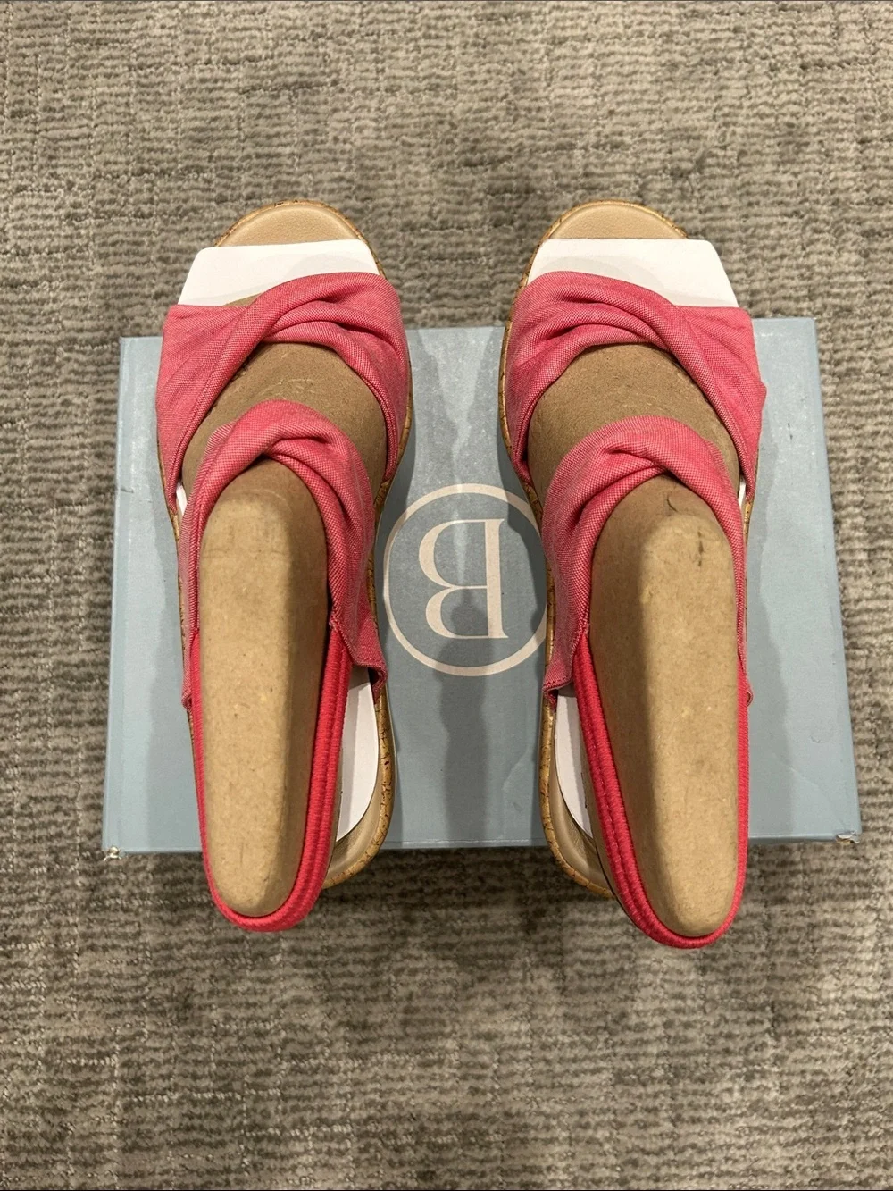 LifeStride Women's Riley Washable Slingback Wedge Sandals French Pink 9.5